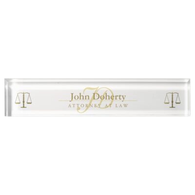 golden attorney at law initials desk name plate re694dd9d59b5433da9752854f6f92e42 incka 8byvr 1000 - Custom Desk Name Plates Shop