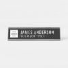 modern black and white personalized business logo desk name plate rda64ed4ba71f4f9b8cc90834c51fa22f bfxqq 1000 - Custom Desk Name Plates Shop