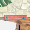 school librarian coral desk nameplate r 7uah5j 1000 - Custom Desk Name Plates Shop