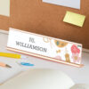 school teacher school supplies personalized white desk name plate r 7u5vul 1000 - Custom Desk Name Plates Shop