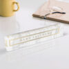 sleek faux gold gray marble custom desk nameplate r afa5ig 1000 - Custom Desk Name Plates Shop